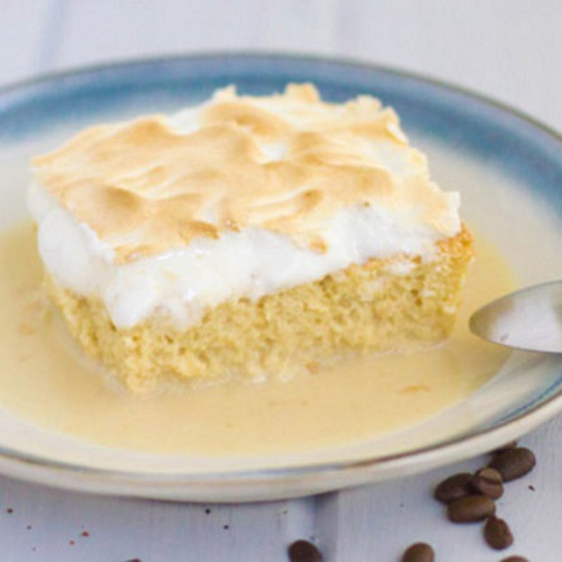 Porción de tres leches