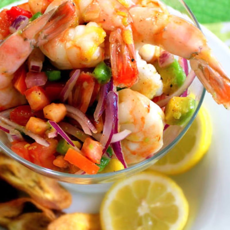 Ceviche de camarón