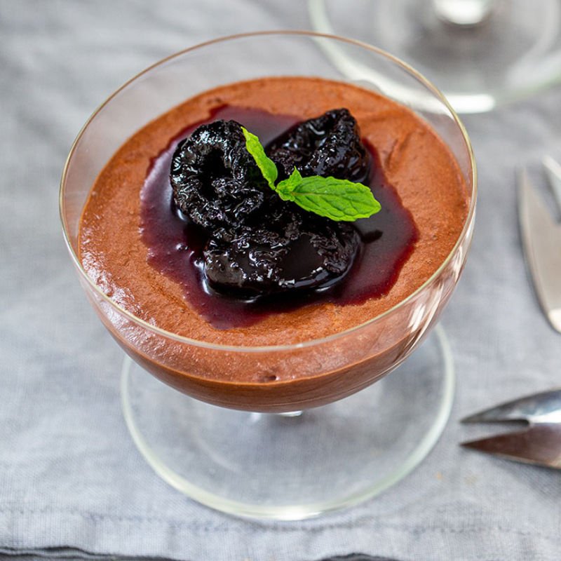 Mousse de ciruela